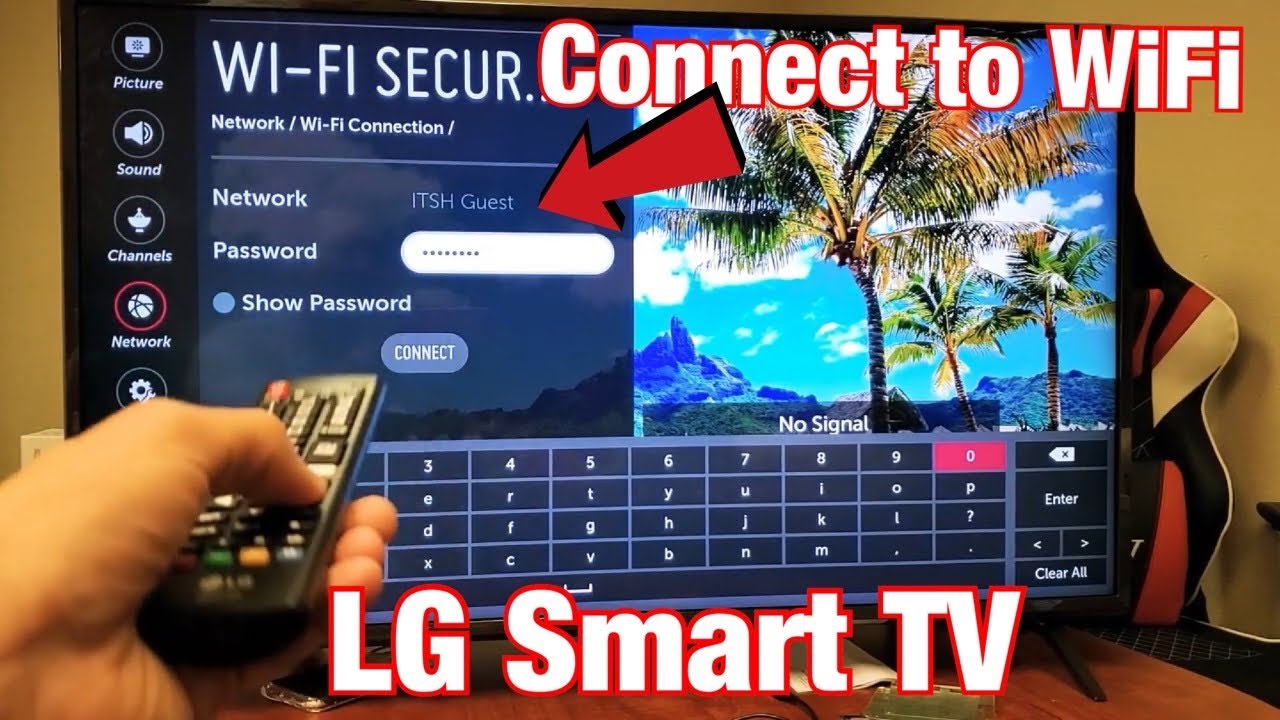 LG Smart TV: How to Connect/Setup to WiFi Network