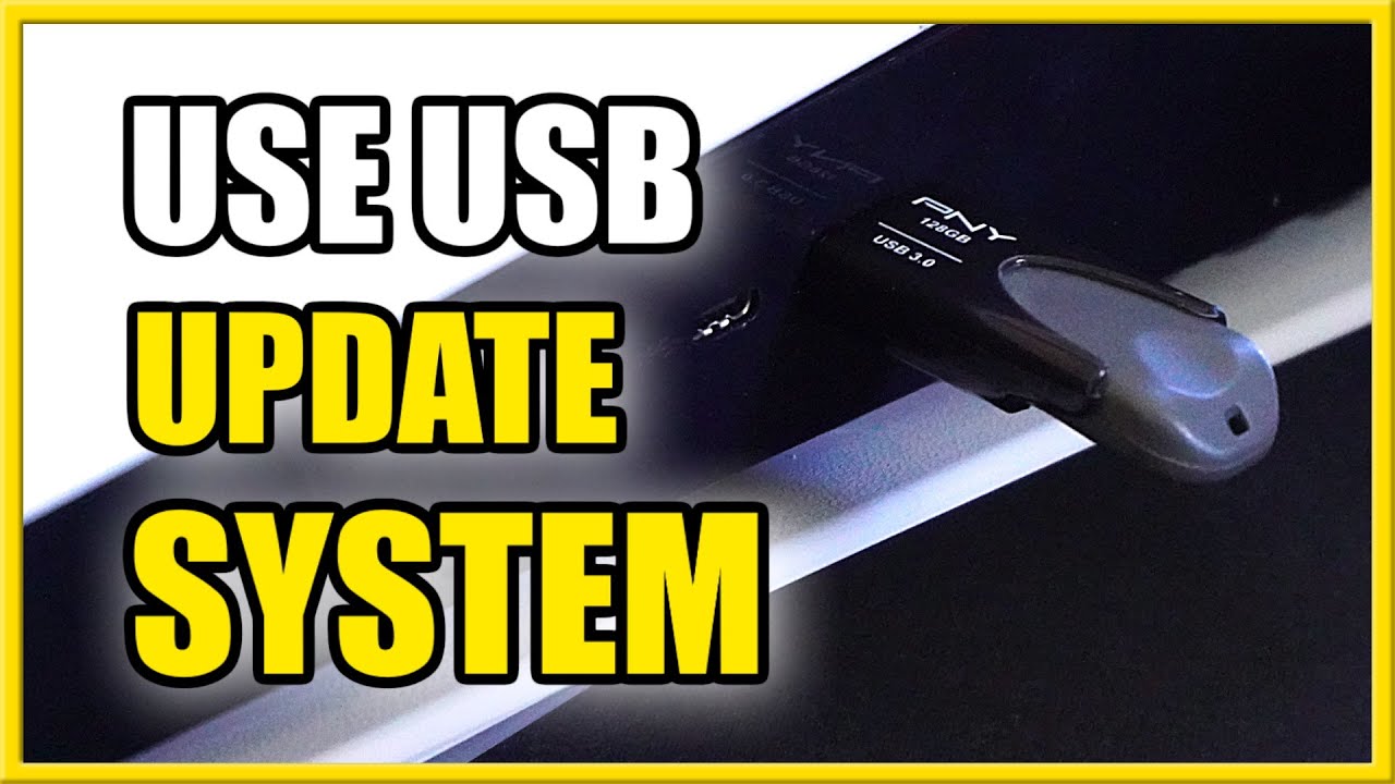 How to UPDATE PS5 System SOFTWARE with USB DRIVE (FIX Update Errors)