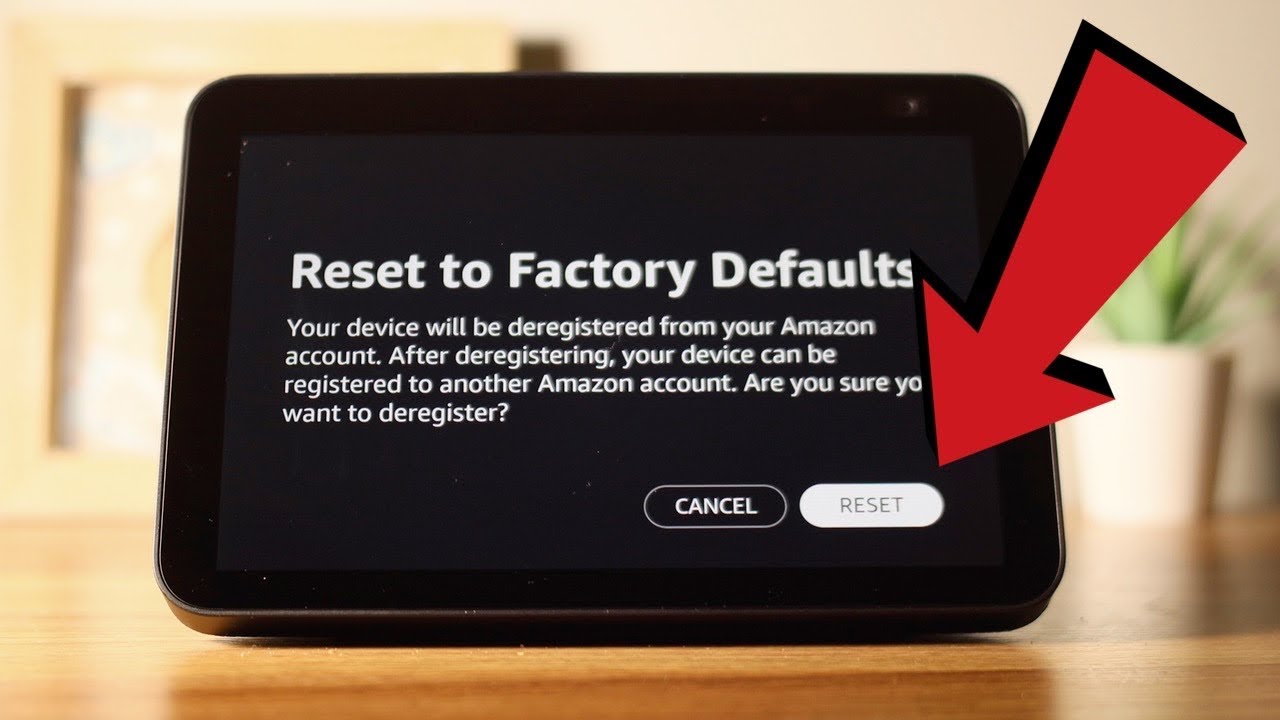 How to factory reset the Amazon Echo Show