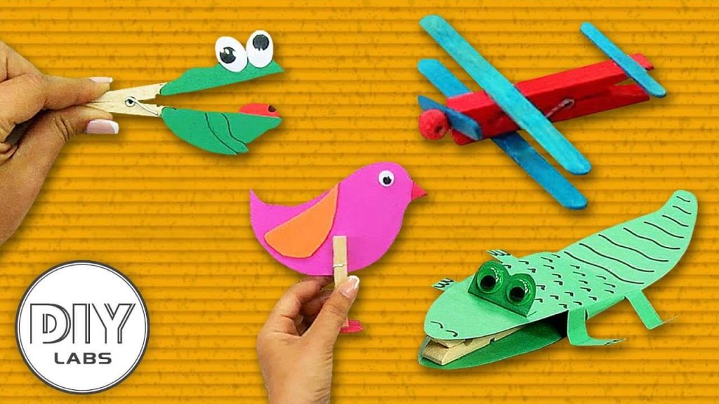Amazing Clothespin Puppets And Craft Activity For Toddlers Clothespin Crafts & Activities for Toddlers
