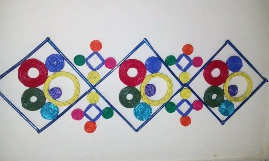 Creative Wall Hanging Decoration Craft Idea With Newspaper