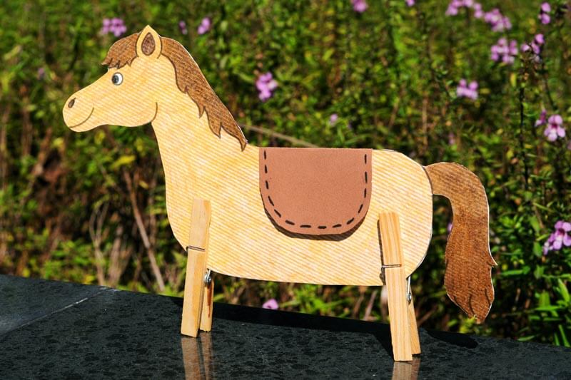 Lovely Farm Animals Clothespin Craft Activity For Toddlers Clothespin Crafts & Activities for Toddlers