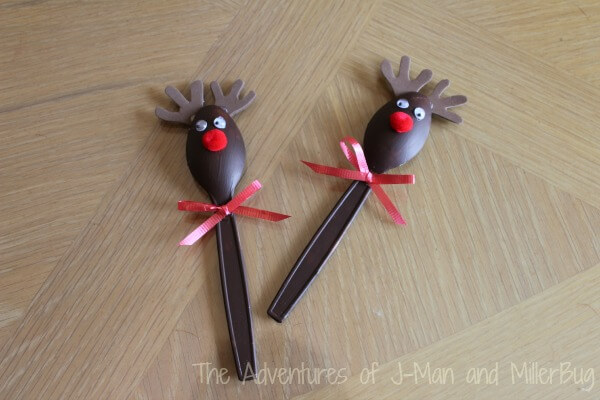 Quick & Simple Spoon Reindeer Craft