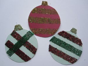 Quick Mess-Free Glitter Ornaments For Decoration