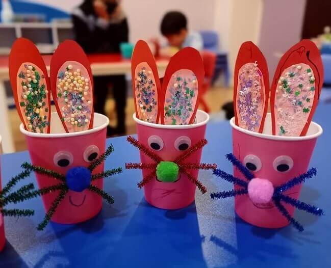Super Cute & Creative Easter Bunny Craft Using Paper Cups