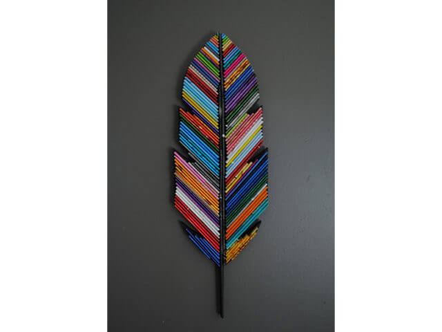 Wonderful Wall Hanging Decoration Craft Idea Using Waste Newspaper