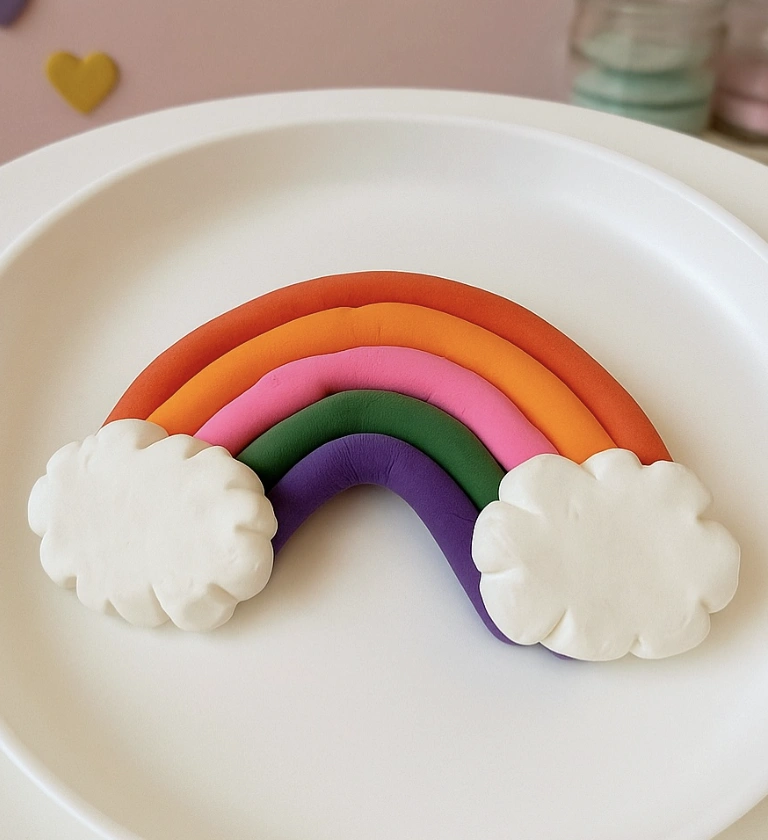 Calico Cat Ring Holder Made with Air Dry Clay