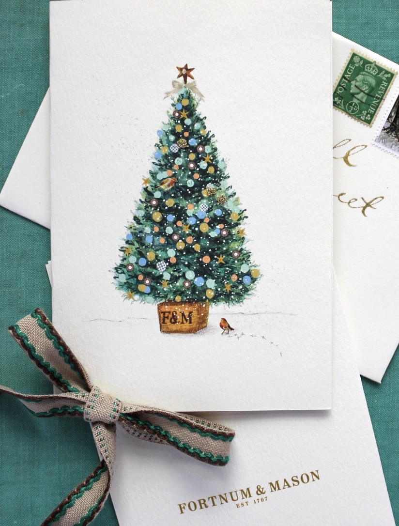 Snow Day Cutout Card: "Happy Holidays"