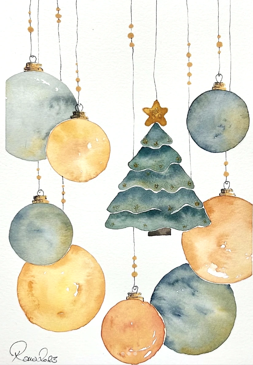 Snow Globe Scene with Fox and Snowman