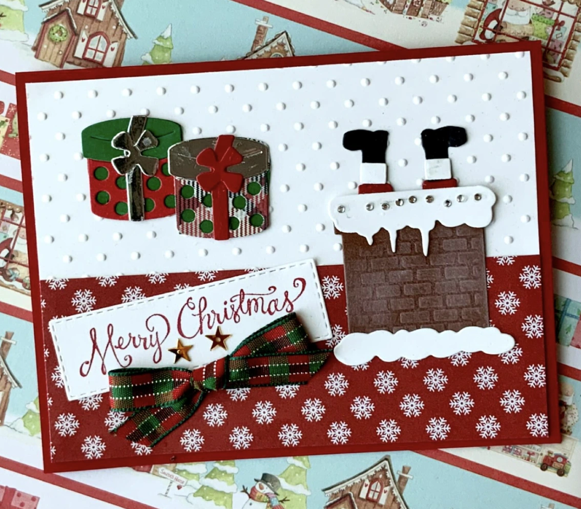 Variety Pack of Luxe Christmas Cards with Ribbon Accents