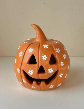 Quirky Ghost Garland: Dressed-Up Clay Charms