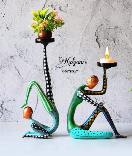 Whimsical Mushroom Galaxy Clay Art