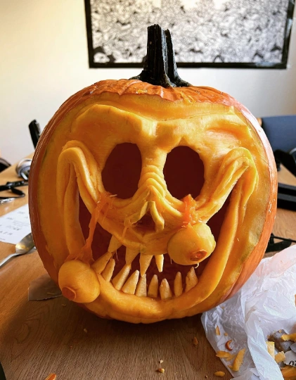 Goofy Grin: Simple Halloween Jack-O'-Lantern