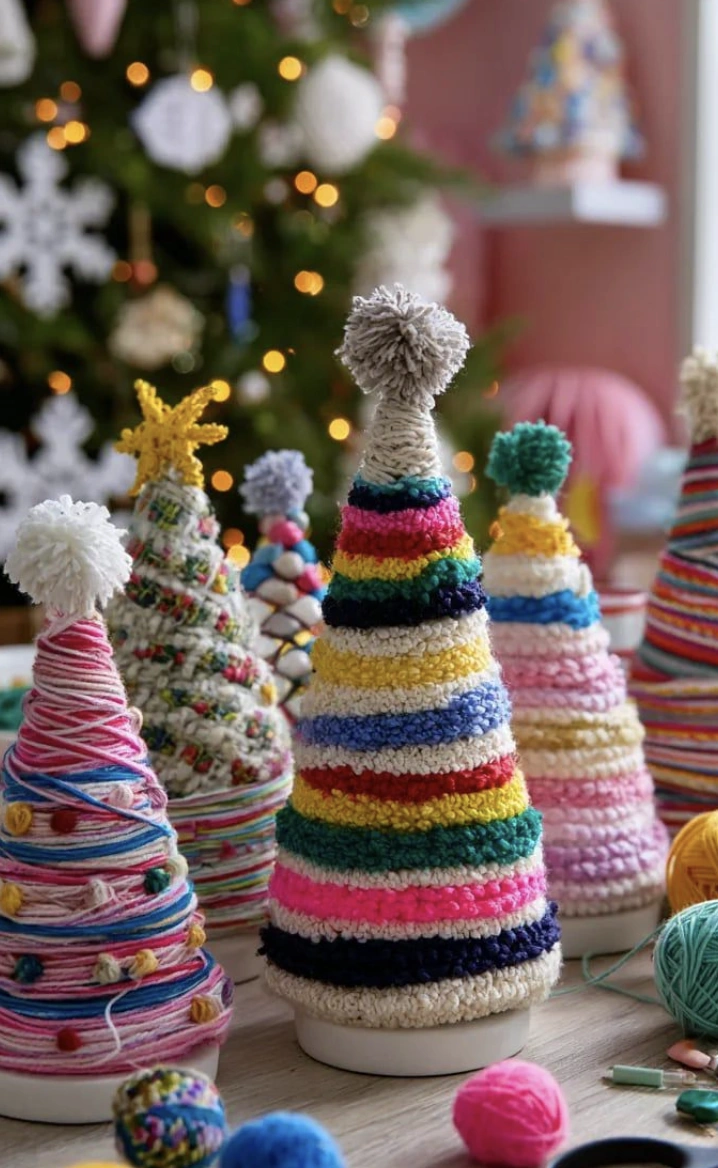 Minimalist Twine Christmas Tree with DIY Decorations and Storybook Nook