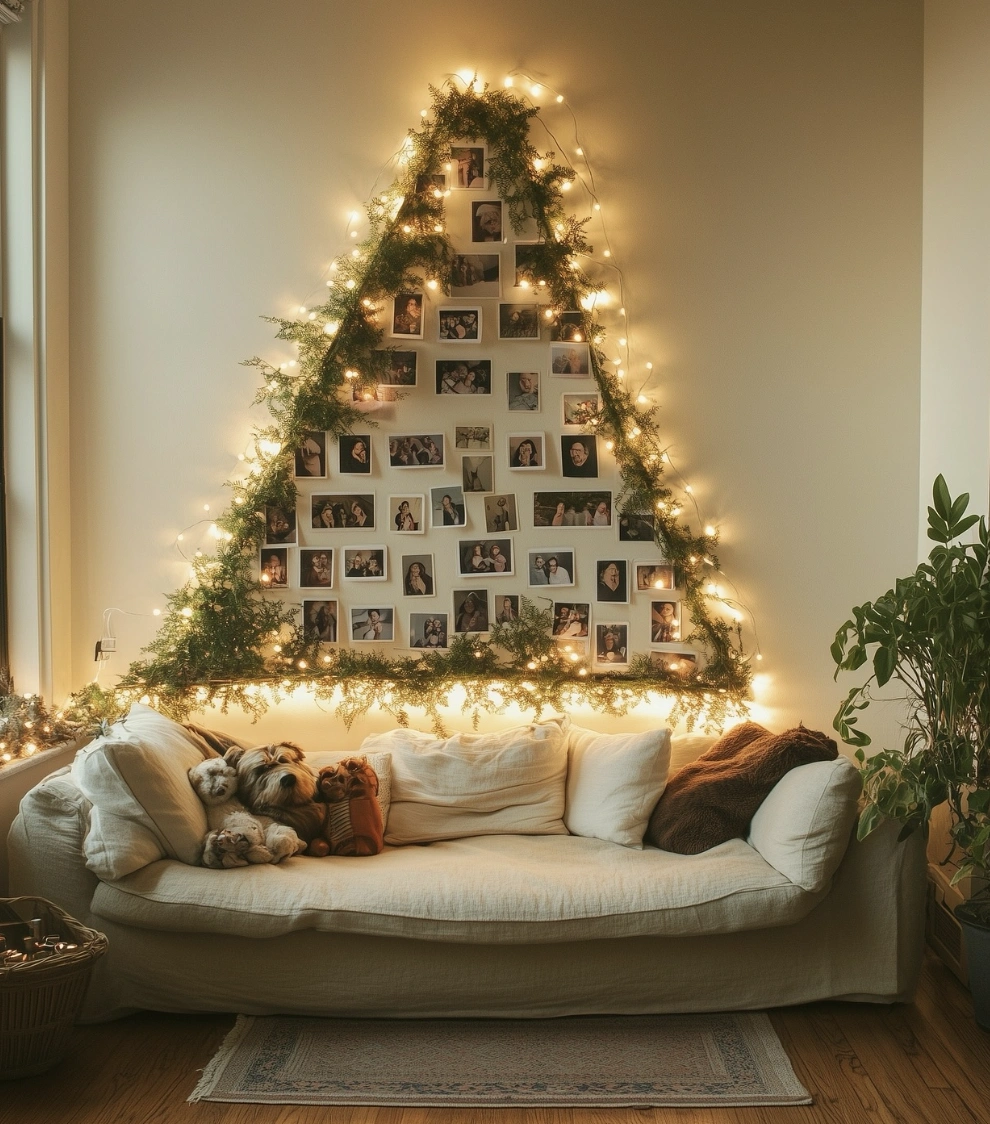 Tiered Macramé Christmas Tree with Delicate Ornamentation