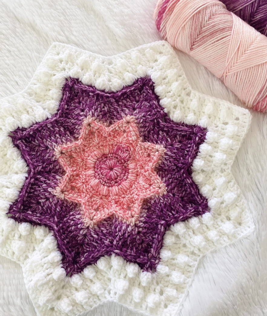 Hand-Held Crochet Chick with Button Eyes