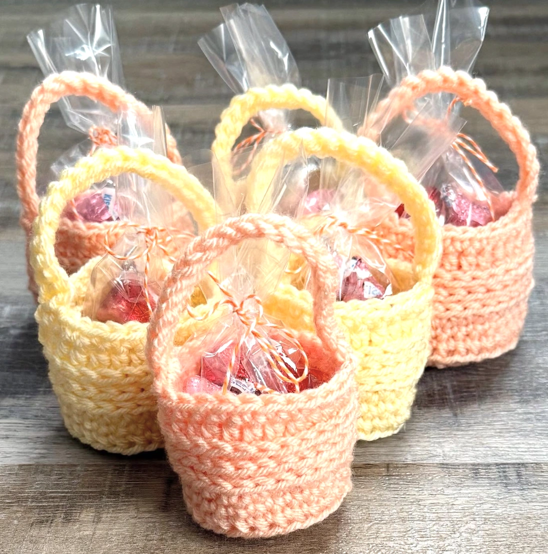 Cherry and Lemon Crochet Keychain Charms