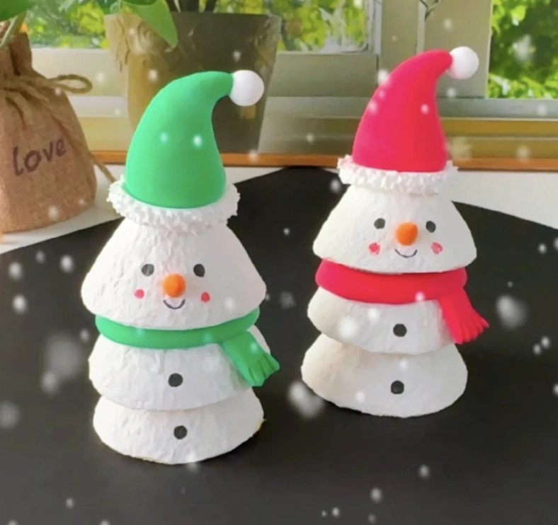 Colorful Salt Dough Ornament Crafts with Rustic Twine Hangers
