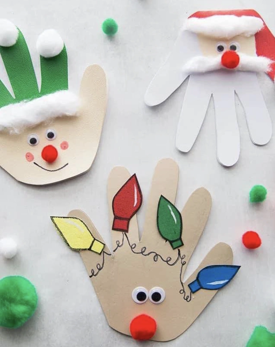 Toilet Paper Roll Christmas Characters: Santa, Reindeer, Elf, and Snowman