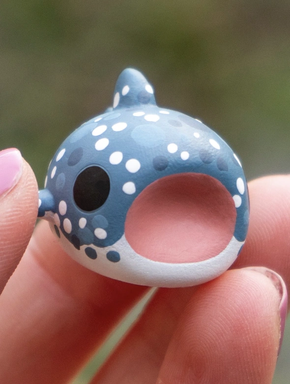 Chubby Penguin Pebble with Googly Eyes