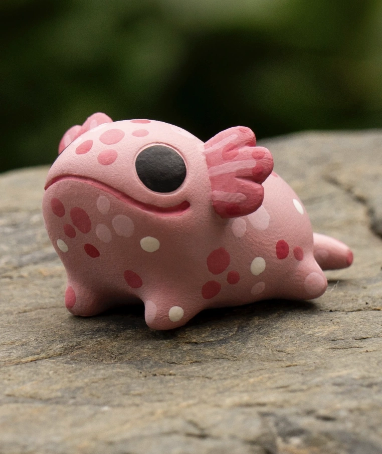 Adorable Pastel Whale Clay Charms: Blue and Peach