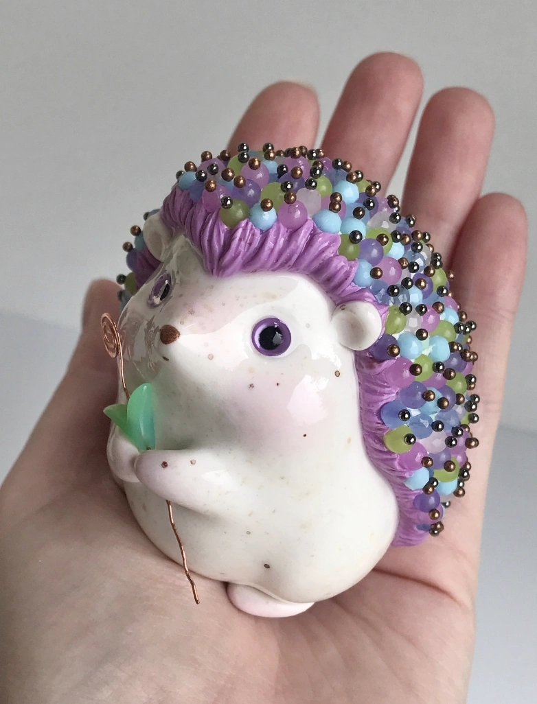 Pastel Alpaca Figurines: Light Blue and Pink