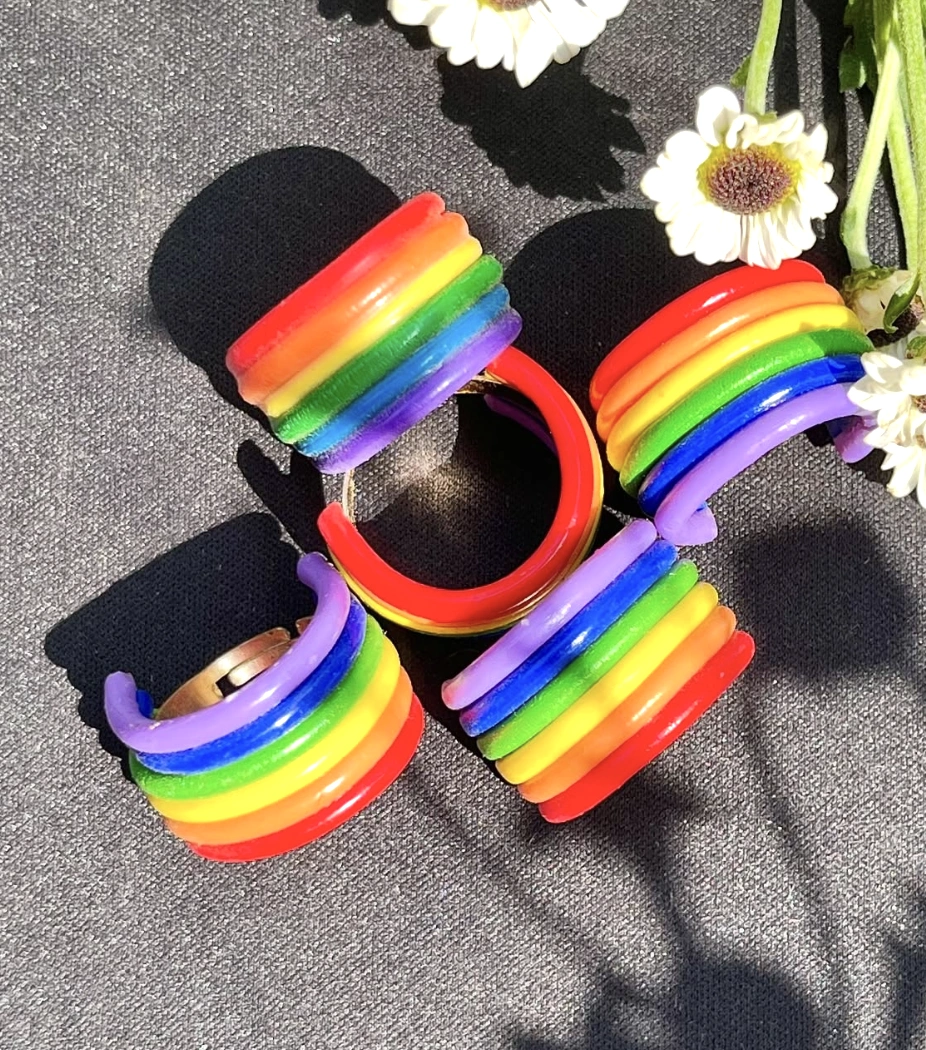 Handcrafted Clay Rings: Playful Personas