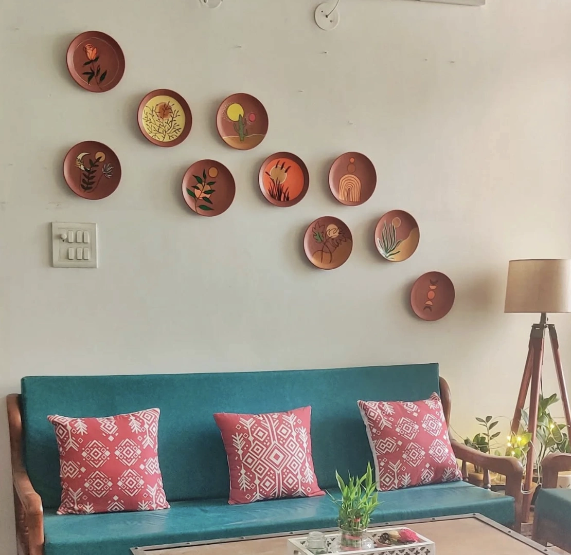 Rustic Pallet Wall Decor with Mason Jar Planters and Candles