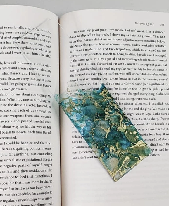 Crochet Rainbow and Cloud Book Marker with Red Tassel