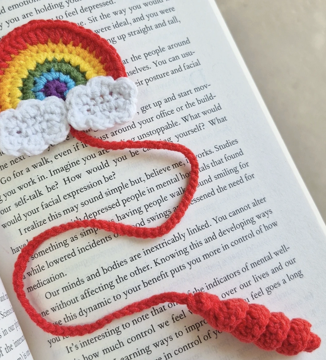 Hand-Painted Bookmarks in Jewel Tones with Foliate Motifs