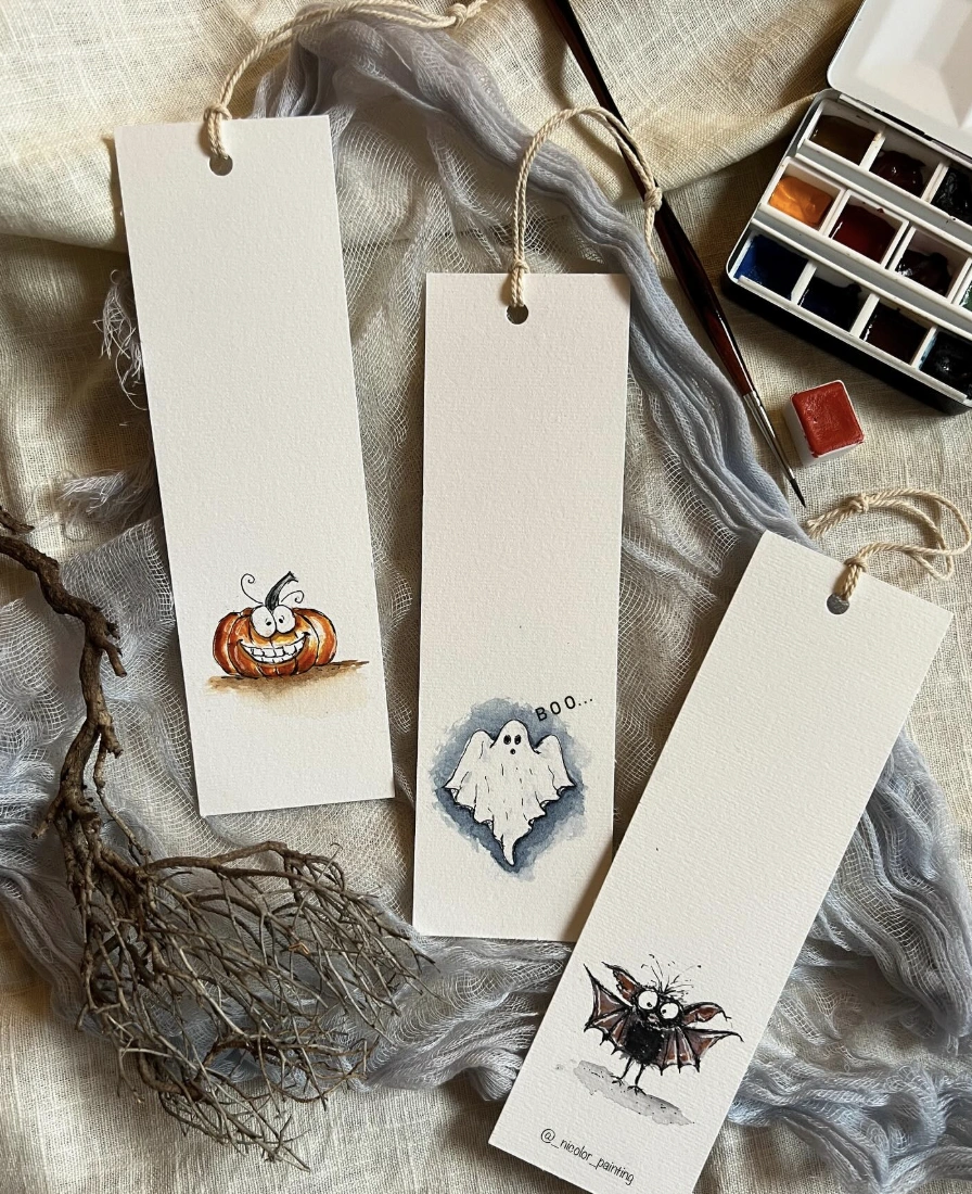 Winter Window Book Mark: Deer in the Snow