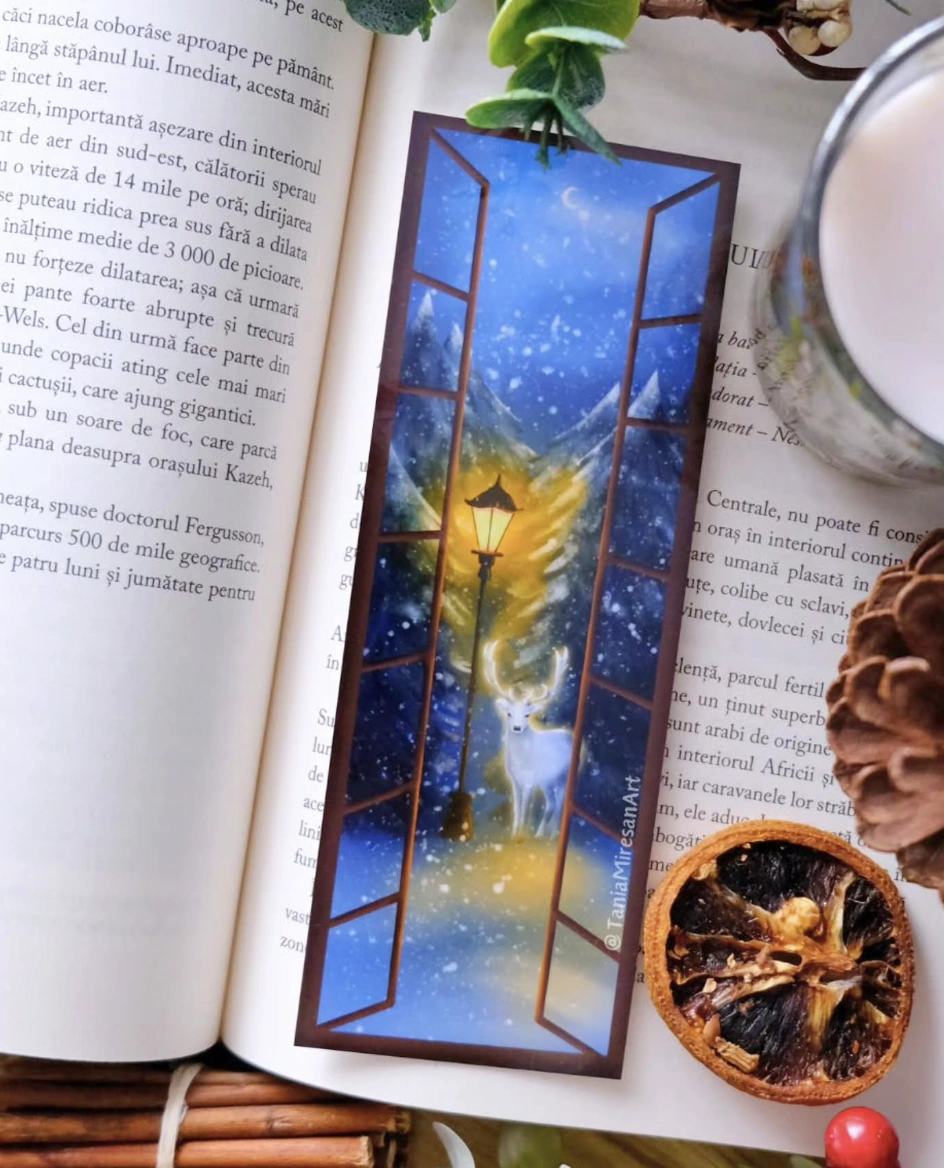 Handmade Coraline Crochet Bookmark