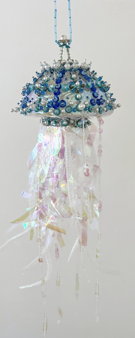 Adorable DIY Gingerbread House Ornament with Gem Details