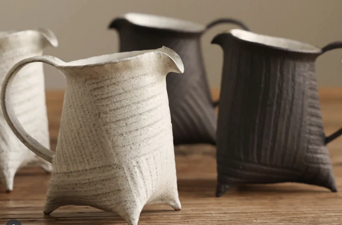 Celestial Charm: Artisan Hand-Painted Pottery Mugs