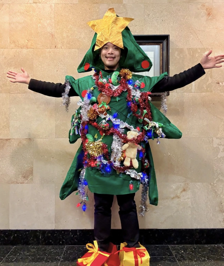 Tree-rific DIY Ugly Xmas Sweater with Ornament Overload!