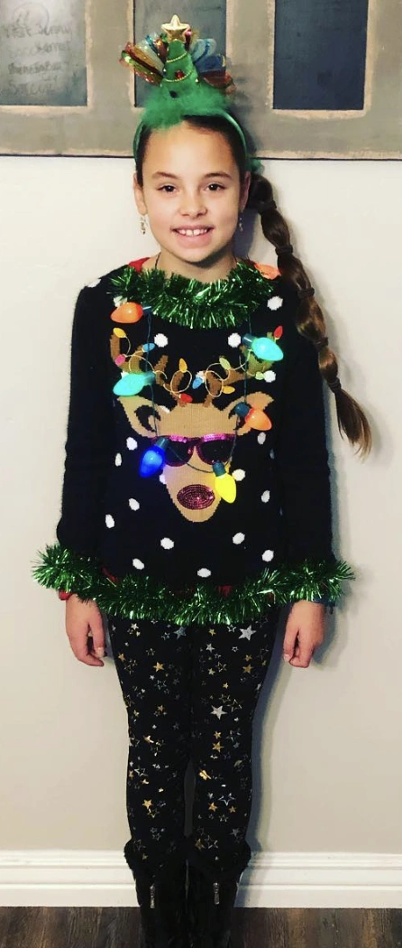 Red Snowman Couple’s Homemade Ugly Christmas Sweater