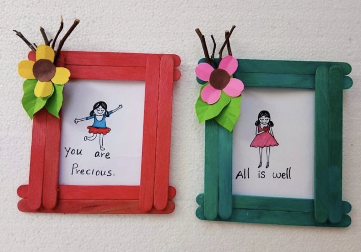 DIY Holiday Star Ornaments: Popsicle Stick Remix