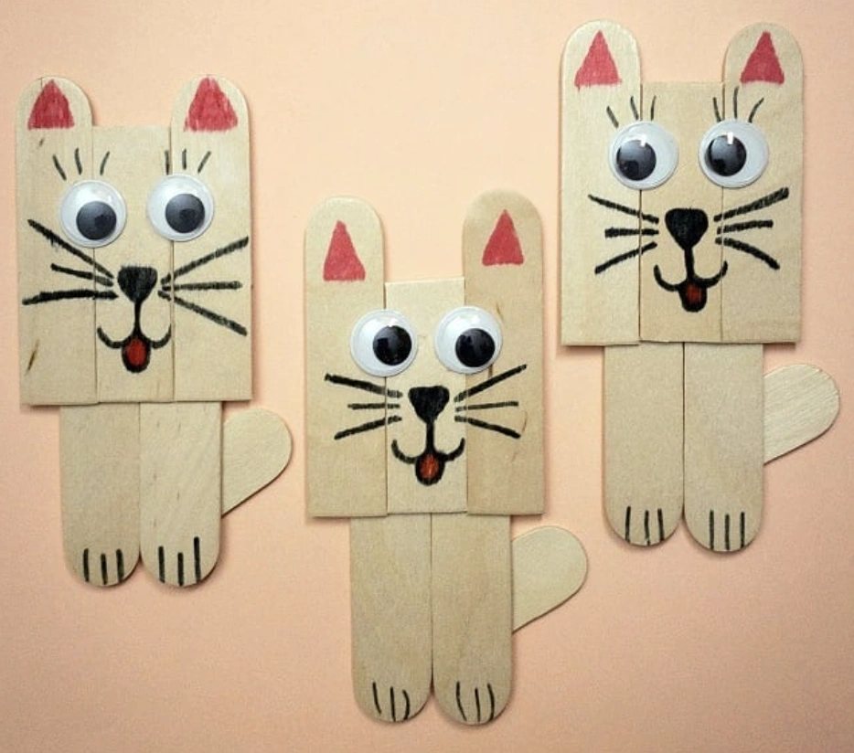 Personalized Popsicle Stick Fireplace Ornament