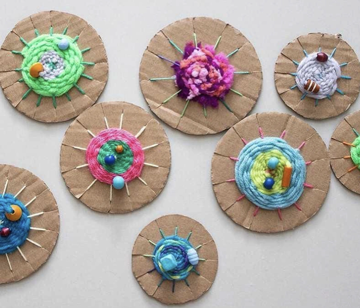 Cardboard Christmas Tree with Pom-Pom Color Sorting Activity