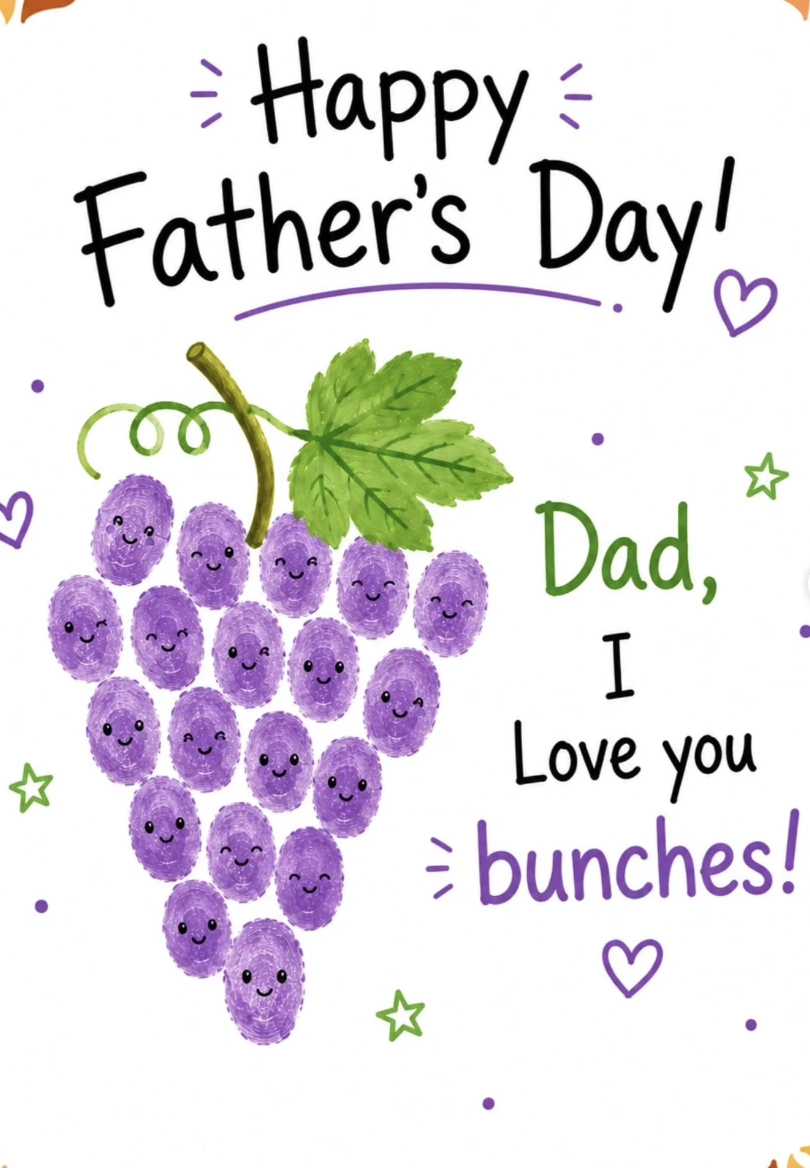 Footprint Tractor: A Handmade Father's Day Card