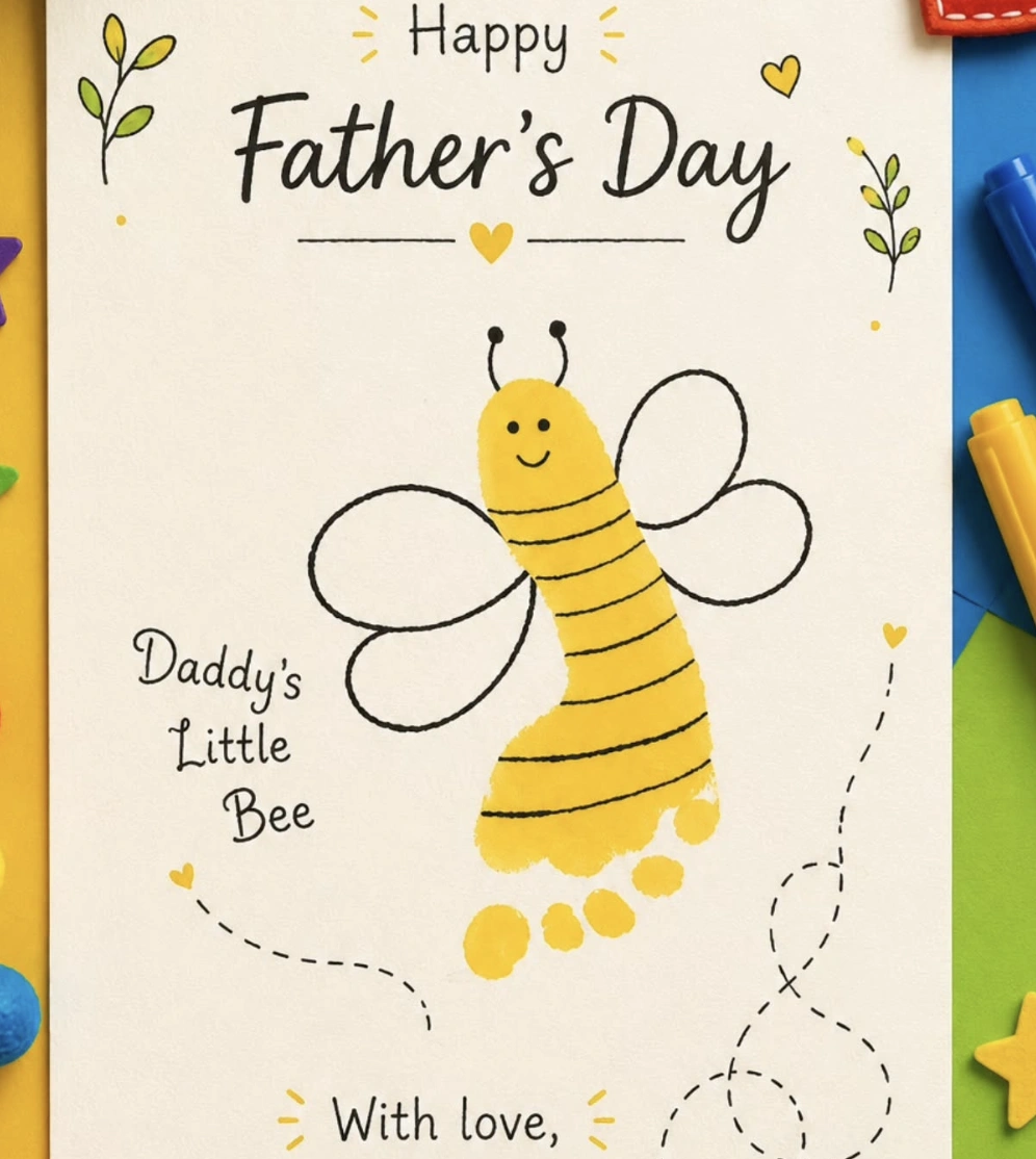 Popsicle Stick House Frame – Fathers Day Card