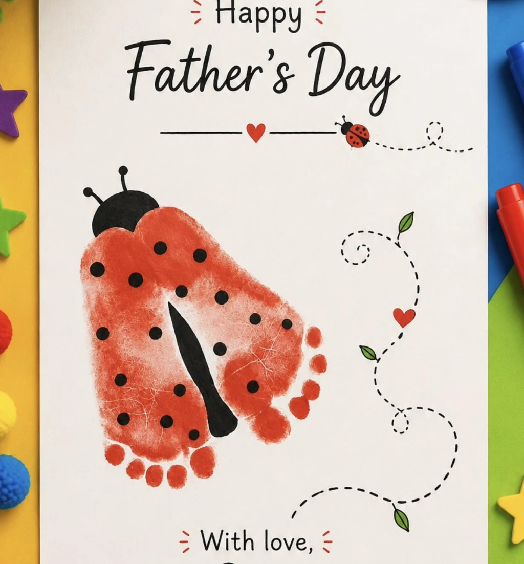 Rocket Ship & Earth: Kid Made Father's Day Crafts