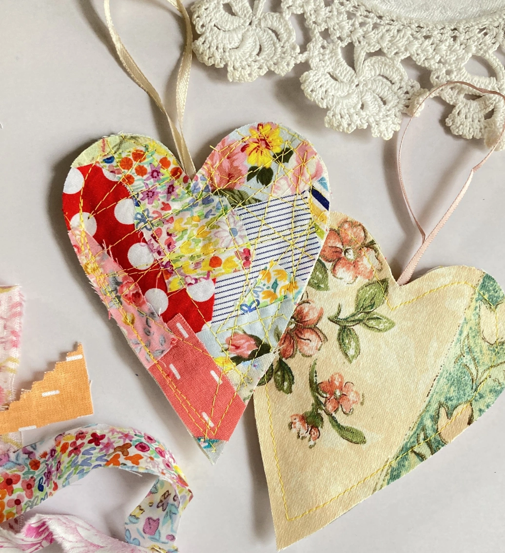 Handmade Crochet Heart Purse with Ruffled Edge