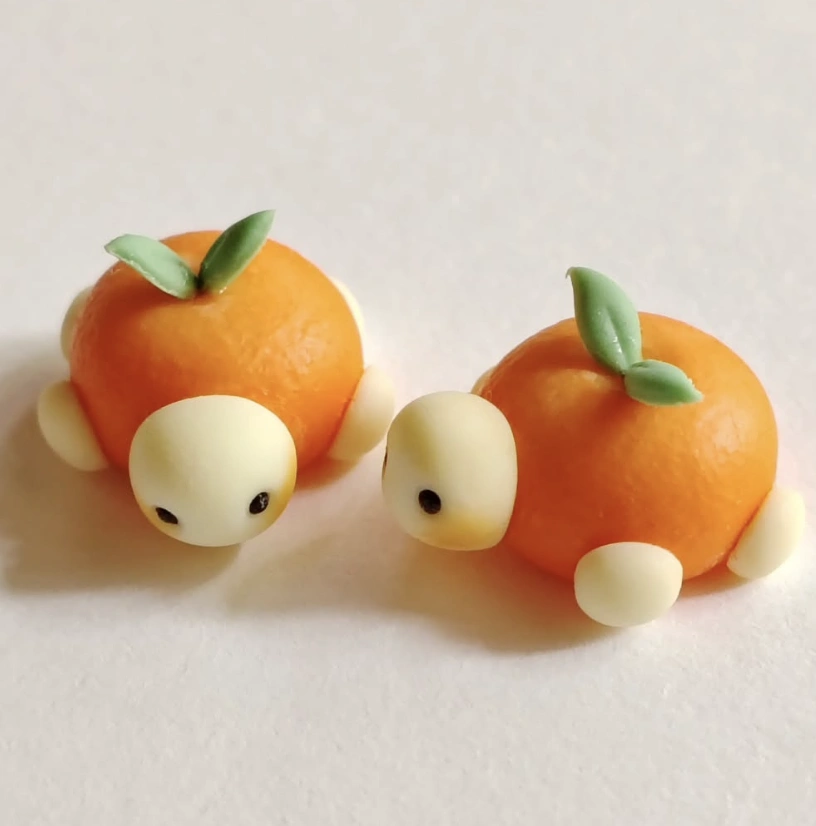 Tiny Axolotl Charms: Handcrafted Polymer Clay Trinkets