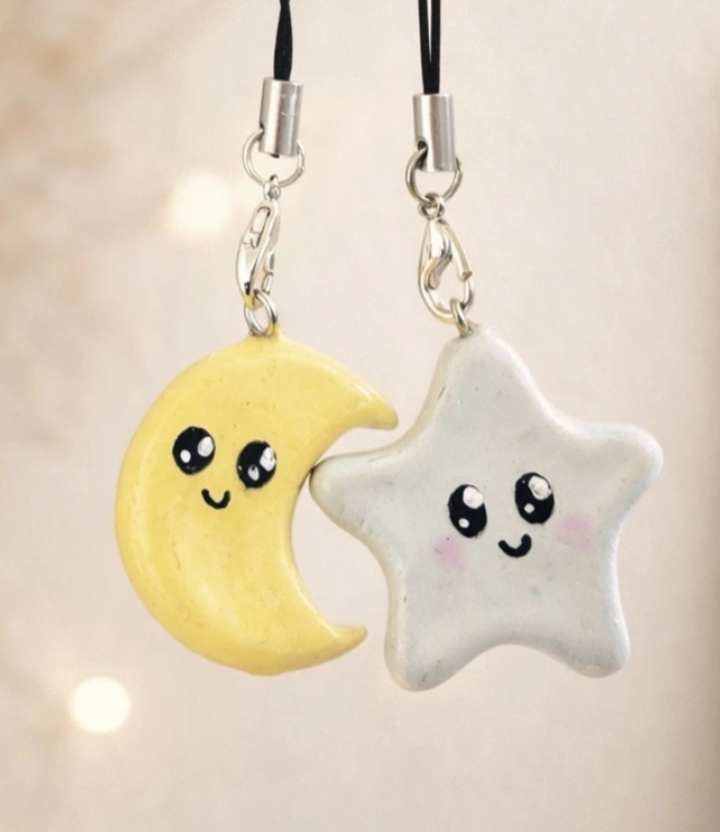 Pastel Colored Animal Clay Charms – Koala, Panda, Frog and More