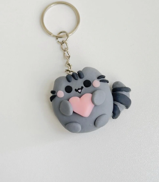 Quirky Puppy Charm: Handcrafted Clay Figurine